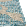 Jungle Expedition Collection Area Rug -  Rainforest Rectangle Light Aqua  lifestyle 25