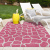 Jungle Expedition Collection Area Rug -  Rainforest Rectangle Magenta  lifestyle 26