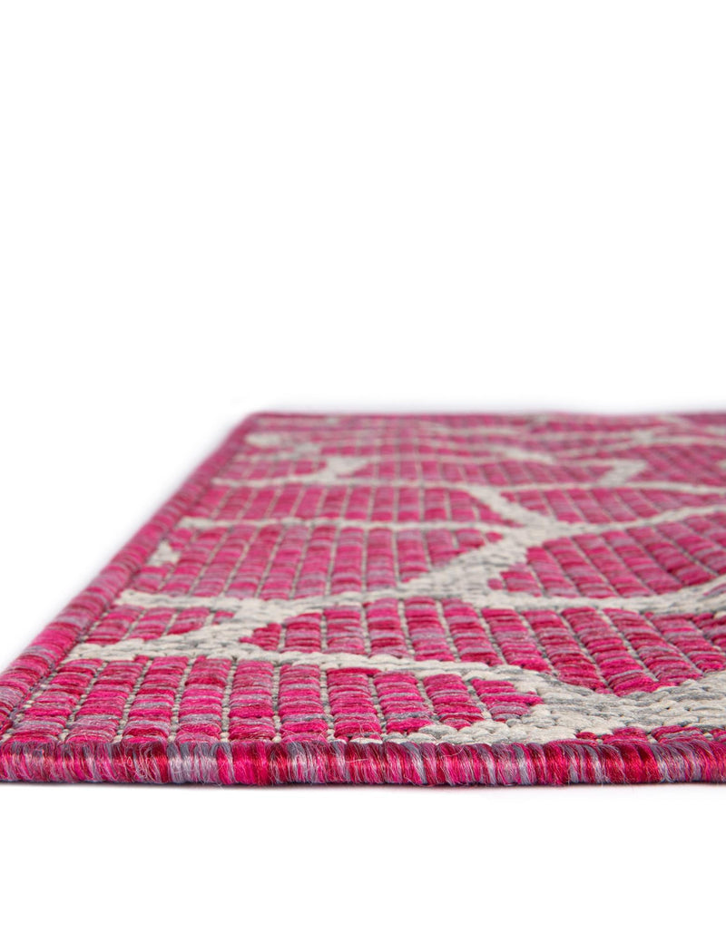 Jungle Expedition Collection Area Rug -  Rainforest Runner Magenta  lifestyle 13