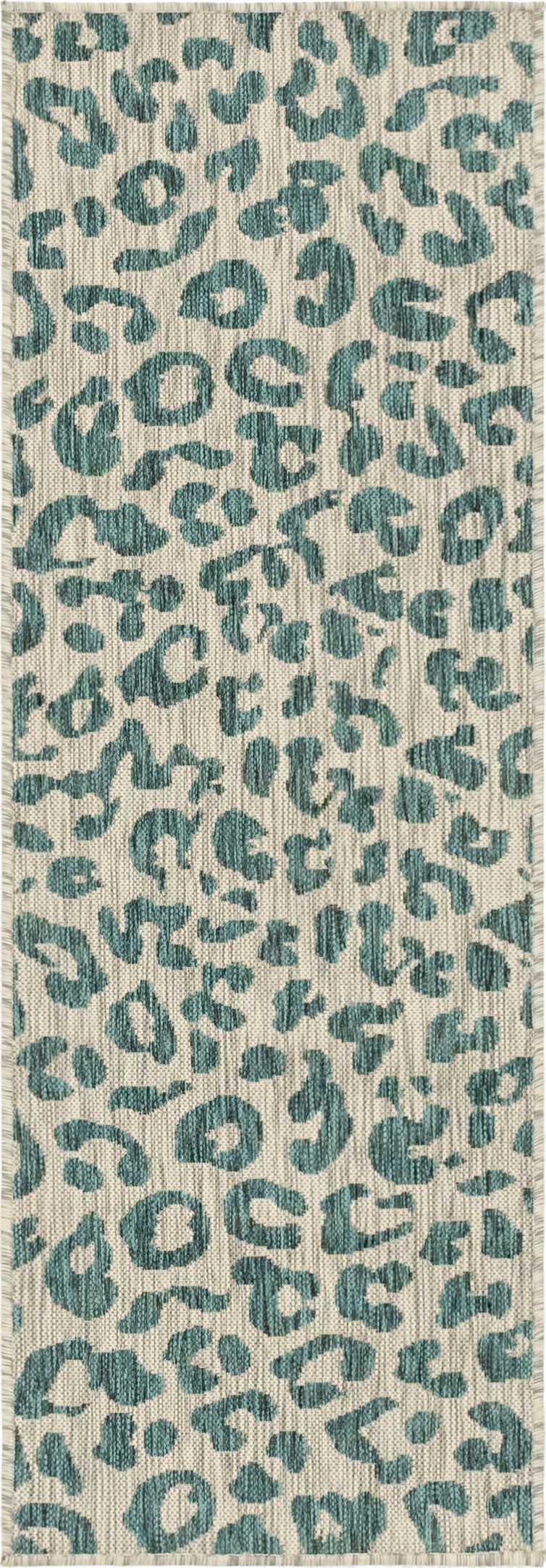 Jungle Expedition Collection Area Rug -  Amazon (Teal) Runner Teal Main