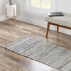 Indigo Weave Cotton Collection Area Rug - Santorini (Gray) Runner Gray  lifestyle 70