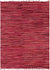 Indigo Weave Cotton Collection Area Rug - Santorini (Red) Rectangle Red Main