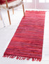 Thar Cotton Collection Area Rug - Santorini (Red)