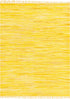 Thar Cotton Collection Area Rug - Santorini (Yellow)