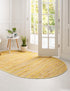 Thar Cotton Collection Area Rug - Santorini (Yellow)