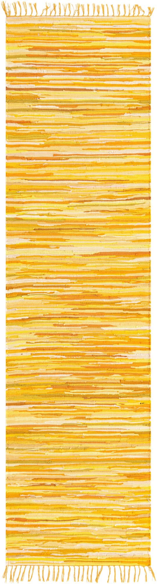 Thar Cotton Collection Area Rug - Santorini (Yellow)