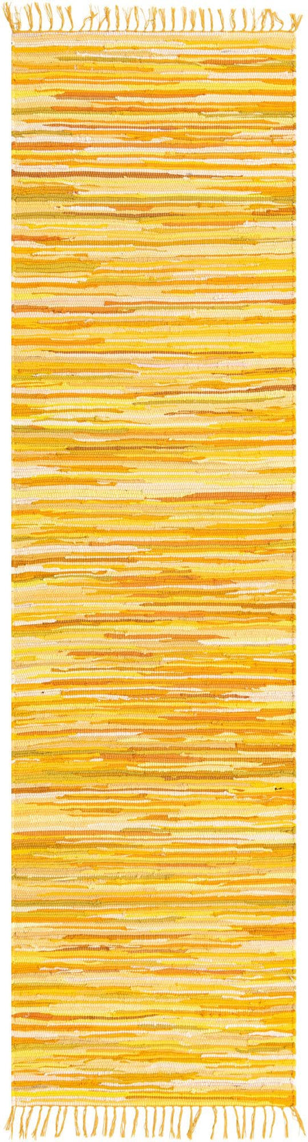 Thar Cotton Collection Area Rug - Santorini (Yellow)