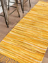 Thar Cotton Collection Area Rug - Santorini (Yellow)