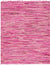 Indigo Weave Cotton Collection Area Rug - Santorini (Pink) Rectangle Pink Main