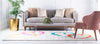 Seaside Embrace Collection Area Rug -  Cove Rectangle White  lifestyle 4