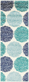 Seaside Embrace Collection Area Rug -  Dune Runner Turquoise  lifestyle 12