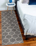 Trellis Mosaic Collection Area Rug -  Pergolatown (Light Gray)