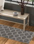 Trellis Mosaic Collection Area Rug -  Pergolatown (Light Gray)