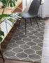 Trellis Mosaic Collection Area Rug -  Pergolatown (Light Gray)