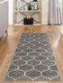 Trellis Mosaic Collection Area Rug -  Pergolatown (Light Gray)