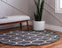 Trellis Mosaic Collection Area Rug -  Pergolatown (Dark Gray)