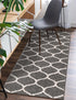 Trellis Mosaic Collection Area Rug -  Pergolatown (Dark Gray)