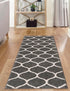 Trellis Mosaic Collection Area Rug -  Pergolatown (Dark Gray)