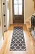 Trellis Mosaic Collection Area Rug -  Pergolatown (Dark Gray)