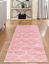 Trellis Mosaic Collection Area Rug -  Pergolatown (Light Pink)