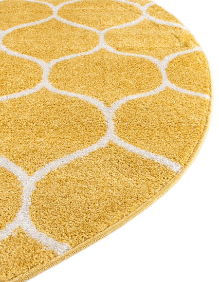 Trellis Mosaic Collection Area Rug -  Pergolatown (Yellow)