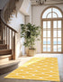 Trellis Mosaic Collection Area Rug -  Pergolatown (Yellow)