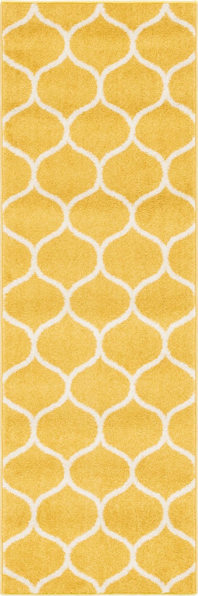 Trellis Mosaic Collection Area Rug -  Pergolatown (Yellow)