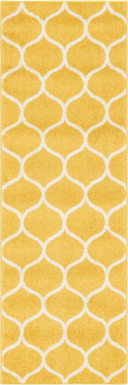 Trellis Mosaic Collection Area Rug -  Pergolatown (Yellow)