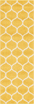 Trellis Mosaic Collection Area Rug -  Pergolatown (Yellow)