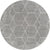 Lattice Garden Collection Area Rug - Arborville (Light Gray) Round Light Gray Main