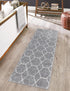 Trellis Mosaic Collection Area Rug - Arborville (Light Gray)