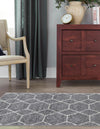 Lattice Garden Collection Area Rug - Arborville (Light Gray) Runner Light Gray  lifestyle 22