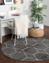 Trellis Mosaic Collection Area Rug - Arborville (Dark Gray)