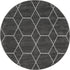 Trellis Mosaic Collection Area Rug - Arborville (Dark Gray)