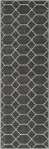 Trellis Mosaic Collection Area Rug - Arborville (Dark Gray)