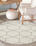 Trellis Mosaic Collection Area Rug - Arborville (Ivory)