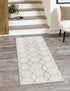 Trellis Mosaic Collection Area Rug - Arborville (Ivory)