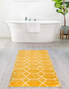 Lattice Garden Collection Area Rug - Arborville (Yellow) Runner Yellow  lifestyle 3