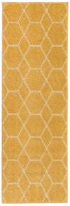 Lattice Garden Collection Area Rug - Arborville (Yellow) Runner Yellow Main