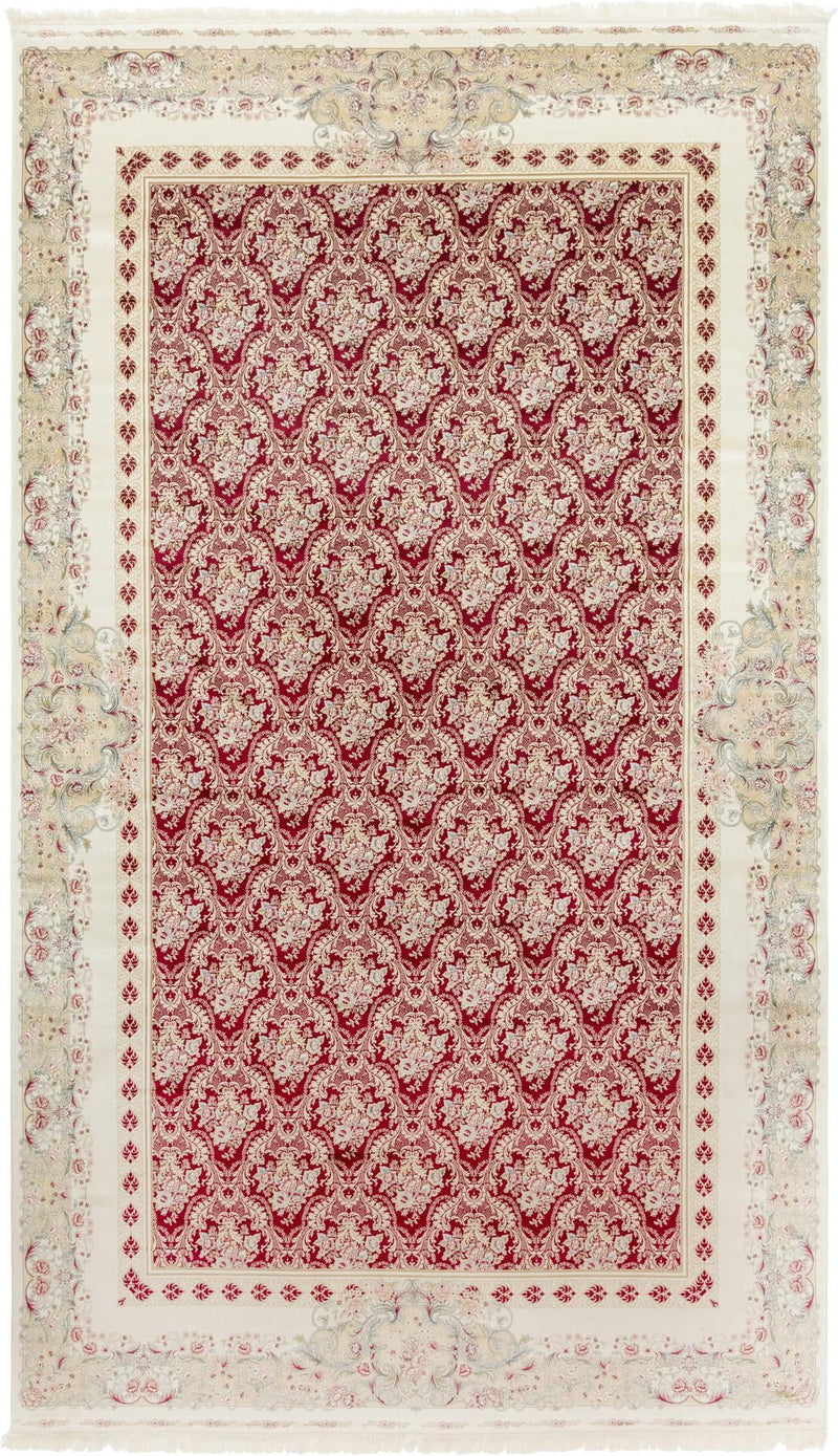 Persian Silk Elegance Collection Area Rug -  Nain Rectangular Red  lifestyle 10