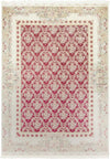 Persian Silk Elegance Collection Area Rug -  Nain Rectangle Red Main