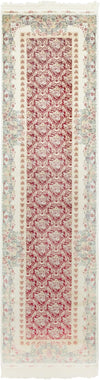 Persian Silk Elegance Collection Area Rug -  Nain Runner Red  lifestyle 11