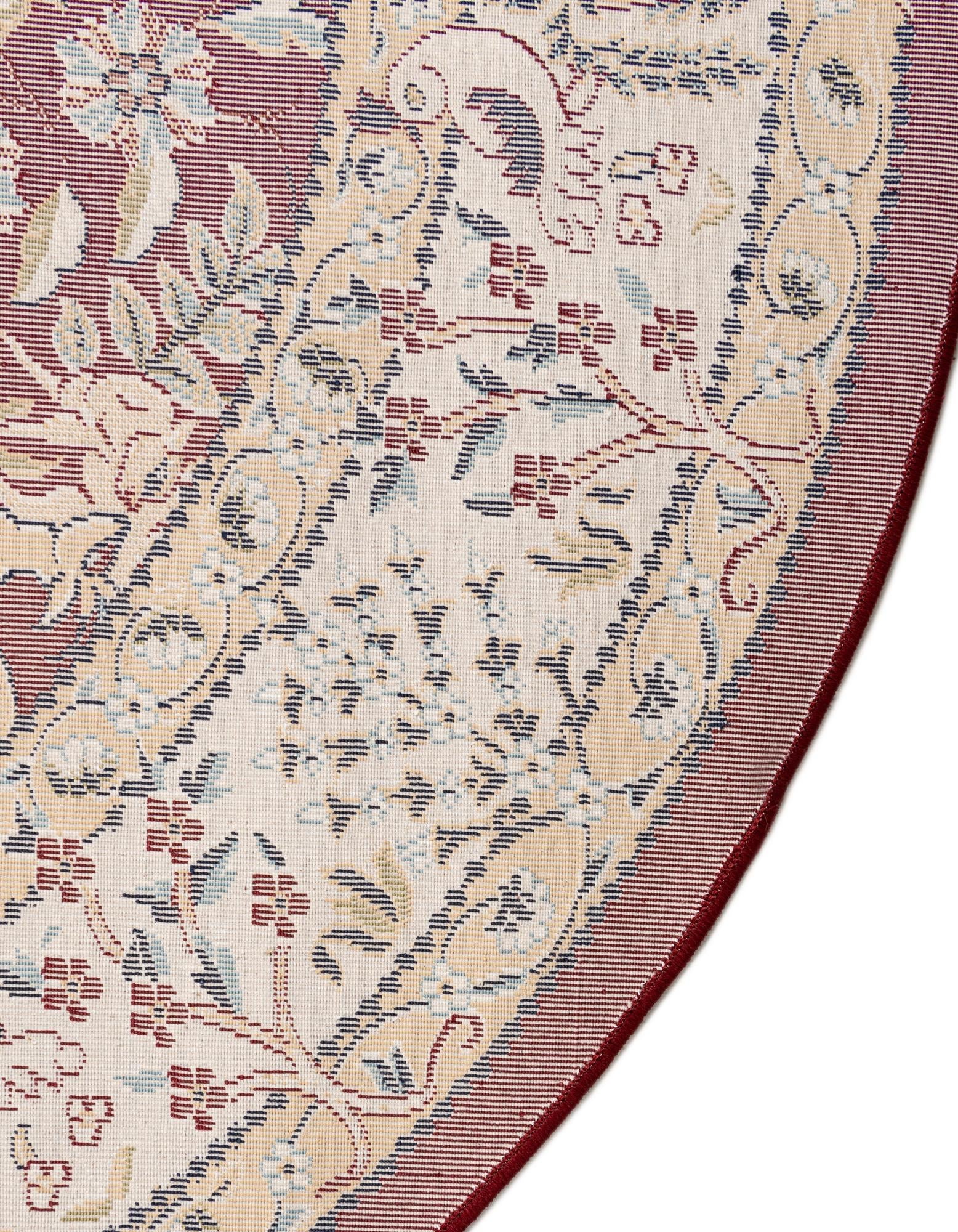 Persian Elegance Collection Area Rug -  Kerman (Burgundy)