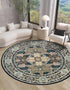 Persian Elegance Collection Area Rug -  Kashan