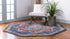 Eden Oasis Collection Area Rug -  Tranquility (Dark Blue)