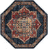 Eden Oasis Collection Area Rug -  Tranquility (Dark Blue)