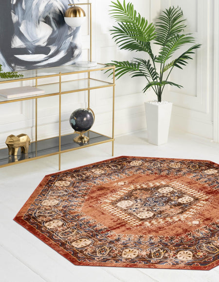 Eden Oasis Collection Area Rug -  Refuge (Terracotta)