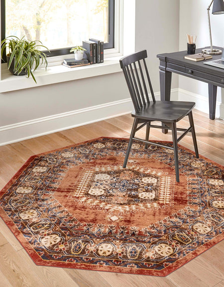 Eden Oasis Collection Area Rug -  Refuge (Terracotta)