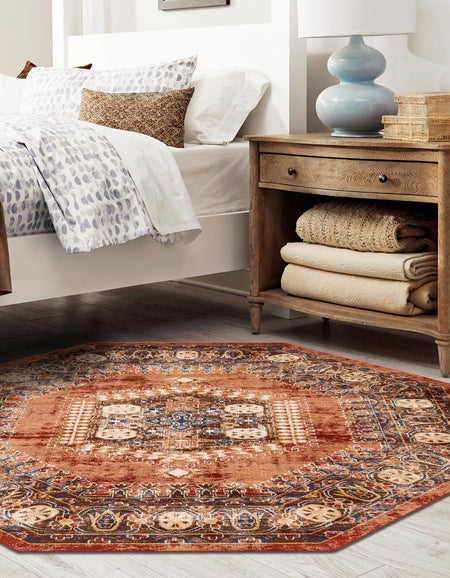 Eden Oasis Collection Area Rug -  Refuge (Terracotta)