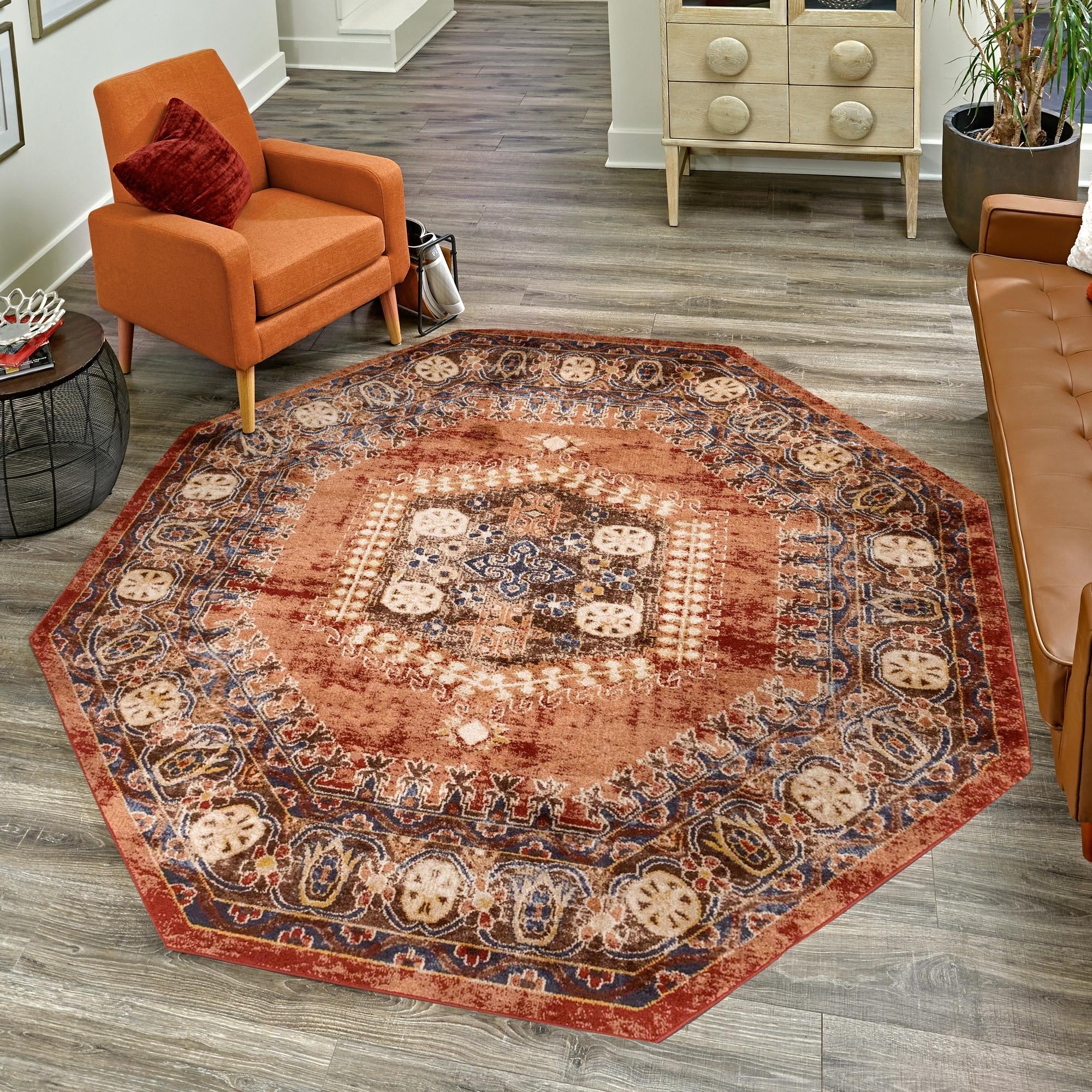 Eden Oasis Collection Area Rug -  Refuge (Terracotta)